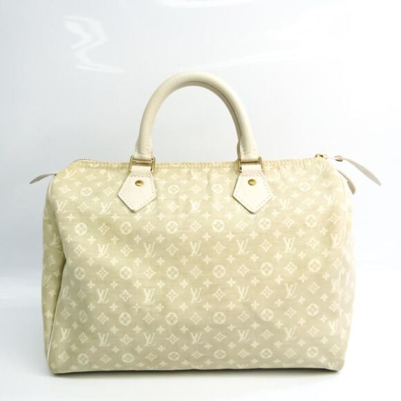 Louis Vuitton Monogram Mini Lin Speedy Handbag Dune - Picture 1 of 11